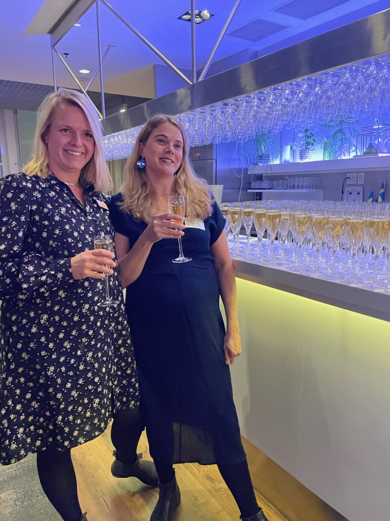 Hilda Hultén och Klara Eriksson. Foto Kristin Näs